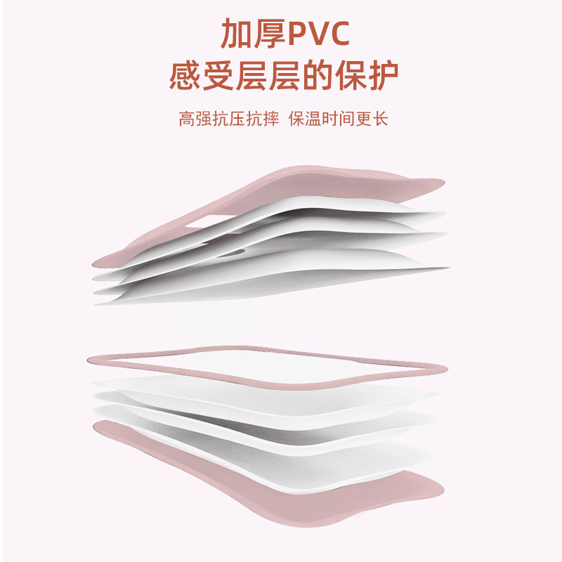 New Electric Hot Water Bag Hand Warmer Two-Side Hand Putting Cartoon Printing Explosion-Proof Heating Charging Hand Warmer Waist Warmer Hot Water Bag