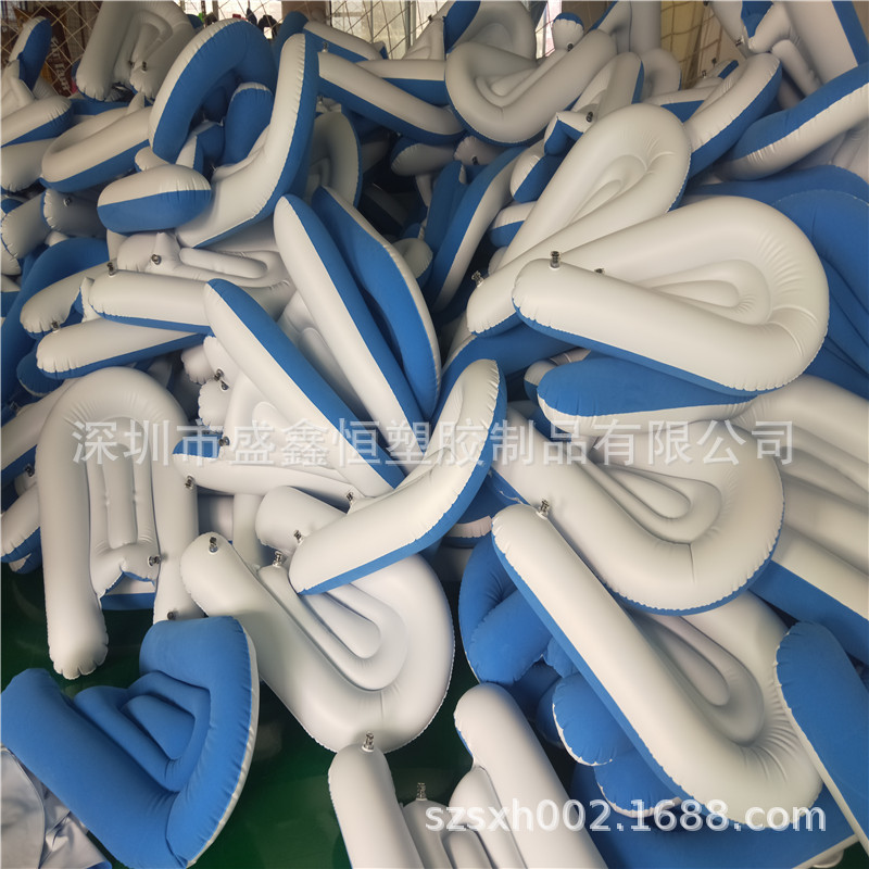 Factory Cross-Border Exclusive for Sleeping Pillow Amazon Best-Selling Office Multi-Functional PVC Flocking Inflatable Medical Pillow