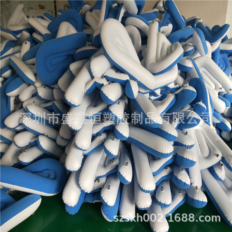 Factory Cross-Border Exclusive for Sleeping Pillow Amazon Best-Selling Office Multi-Functional PVC Flocking Inflatable Medical Pillow