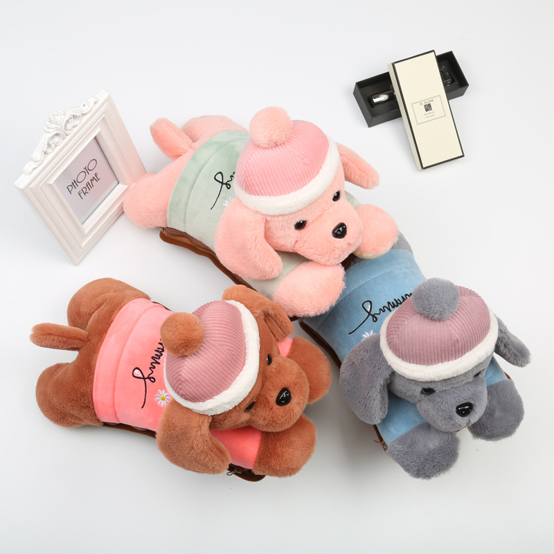 New Cartoon Plush Hot Water Bag Safe and Explosion Protective Double Plug Electric Warming Warm Waist Warm Feet Charging Hand Warmer Factory Direct Sales New Cartoon Plush Hot Water Bag Safe and Explosion Protective Double Plug Electric Warming Warm Waist Warm Feet Charging Hand Warmer Factory Direct Sales