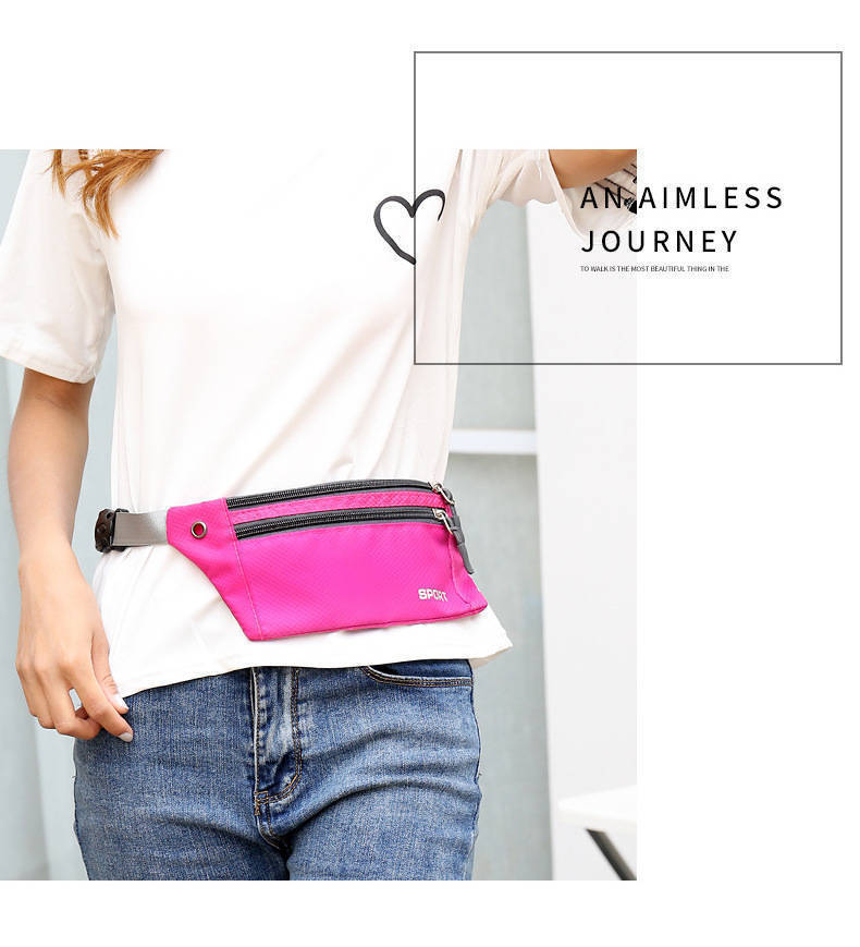 New Multi-Functional Waist Pack Waterproof Men's and Women's Fashion Sports Outdoor Riding Anti-Theft Small Waterproof Mobile Phone Bag