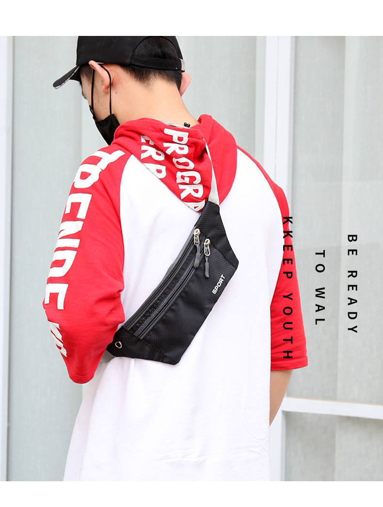 New Multi-Functional Waist Pack Waterproof Men's and Women's Fashion Sports Outdoor Riding Anti-Theft Small Waterproof Mobile Phone Bag