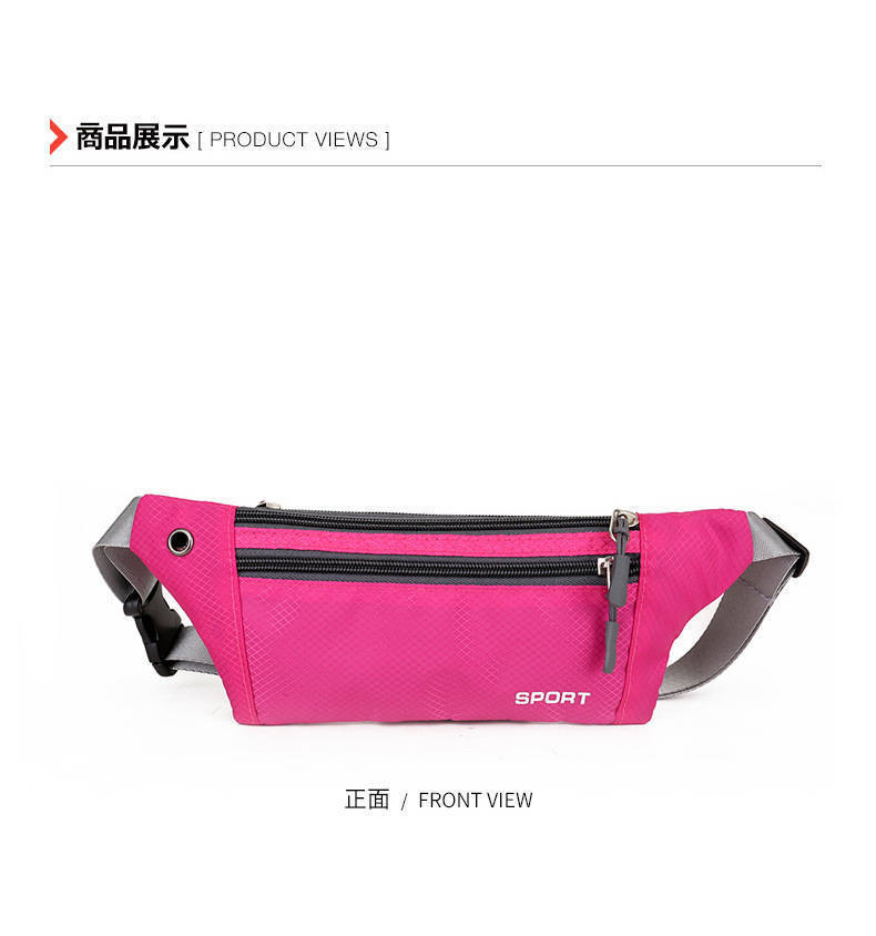 New Multi-Functional Waist Pack Waterproof Men's and Women's Fashion Sports Outdoor Riding Anti-Theft Small Waterproof Mobile Phone Bag