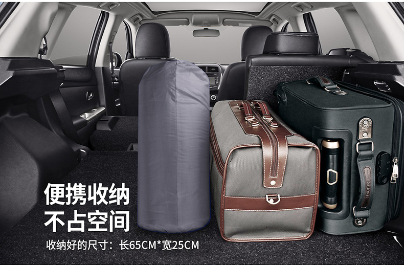 Vehicle-Mounted Inflatable Bed Air Cushion Bed SUV Trunk Special Car Sleeping Travel Bed Car Mattress Rear Row Sleeping Mat