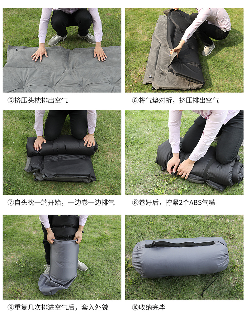 Vehicle-Mounted Inflatable Bed Air Cushion Bed SUV Trunk Special Car Sleeping Travel Bed Car Mattress Rear Row Sleeping Mat
