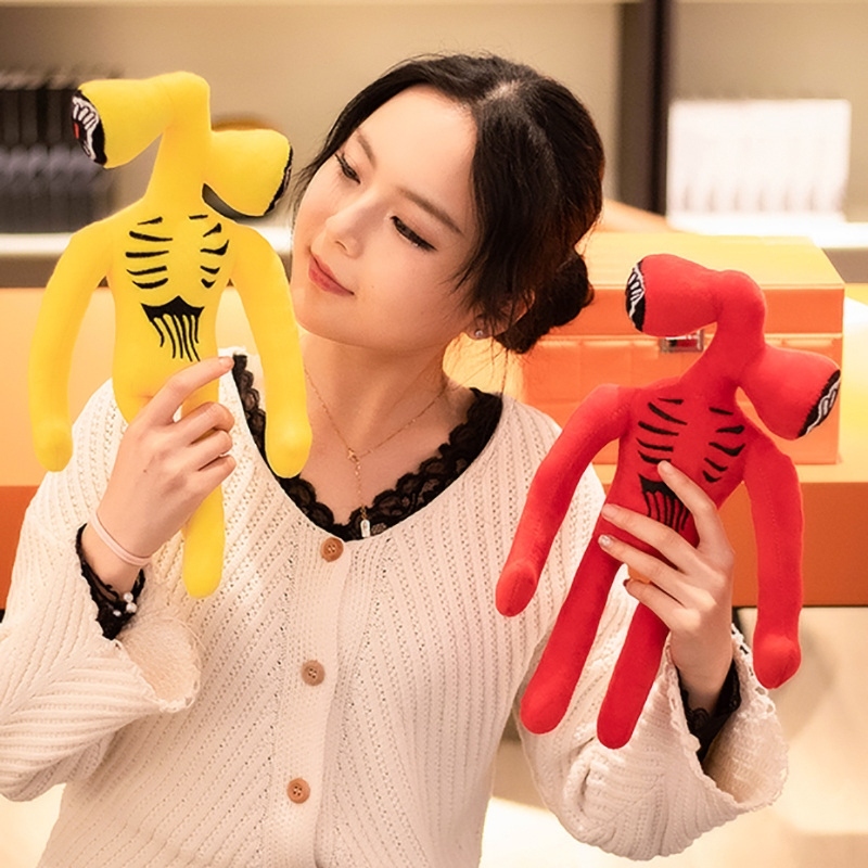 SCP Foundation Siren Head Steam Whistle People Plush Toy Street Lamp Head Monster Doll Cartoon Cat for Boyfriend Doll