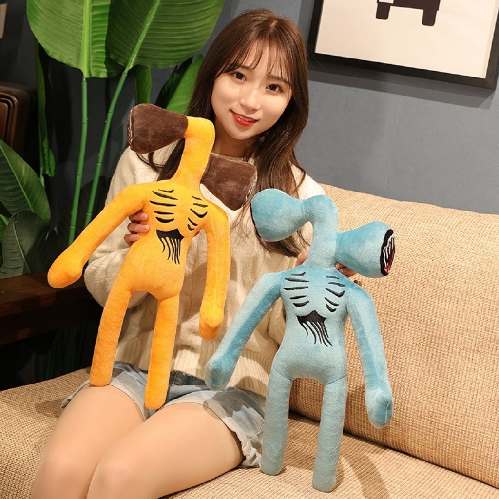 SCP Foundation Siren Head Steam Whistle People Plush Toy Street Lamp Head Monster Doll Cartoon Cat for Boyfriend Doll