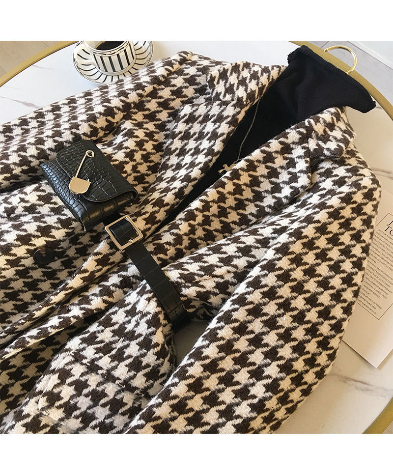 [Free Waist Bag] Small Suit 2021 New Spring and Autumn Suit Jacket Women's Fashionable Ins Woolen Coat Thickened