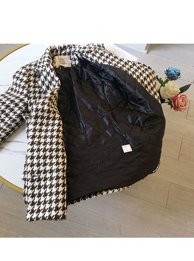 [Free Waist Bag] Small Suit 2021 New Spring and Autumn Suit Jacket Women's Fashionable Ins Woolen Coat Thickened
