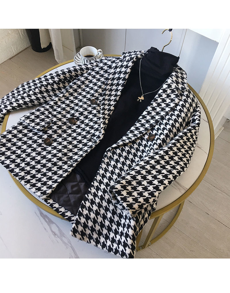 [Free Waist Bag] Small Suit 2021 New Spring and Autumn Suit Jacket Women's Fashionable Ins Woolen Coat Thickened