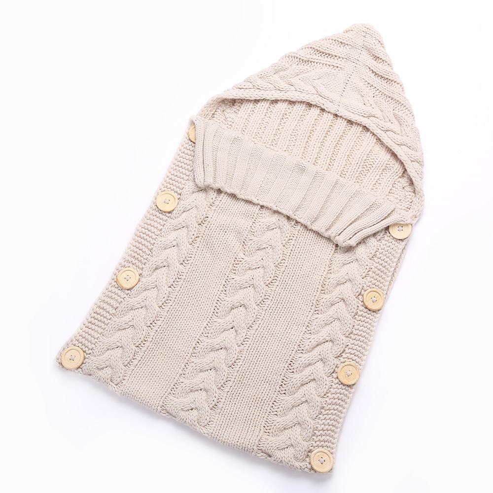 Wish Hot-Selling Newborn Winter Sleeping Bag Blanket Wrapped Layer Baby Cute Sleeping Bag Hot Sale