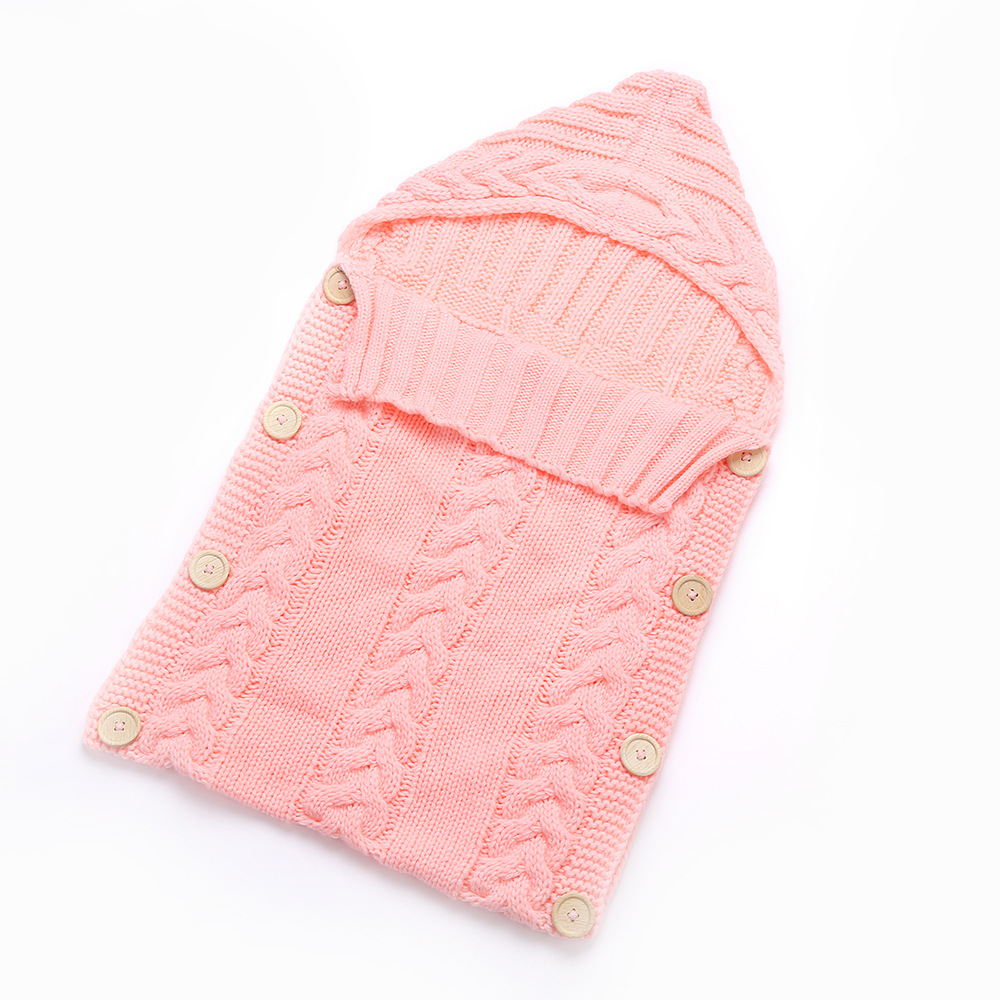 Wish Hot-Selling Newborn Winter Sleeping Bag Blanket Wrapped Layer Baby Cute Sleeping Bag Hot Sale