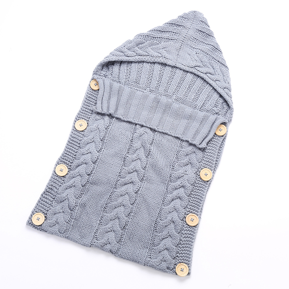 Wish Hot-Selling Newborn Winter Sleeping Bag Blanket Wrapped Layer Baby Cute Sleeping Bag Hot Sale