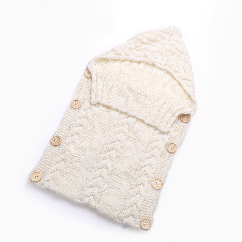Wish Hot-Selling Newborn Winter Sleeping Bag Blanket Wrapped Layer Baby Cute Sleeping Bag Hot Sale