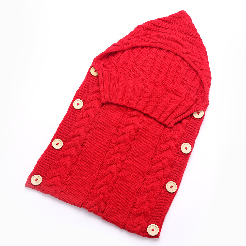 Wish Hot-Selling Newborn Winter Sleeping Bag Blanket Wrapped Layer Baby Cute Sleeping Bag Hot Sale