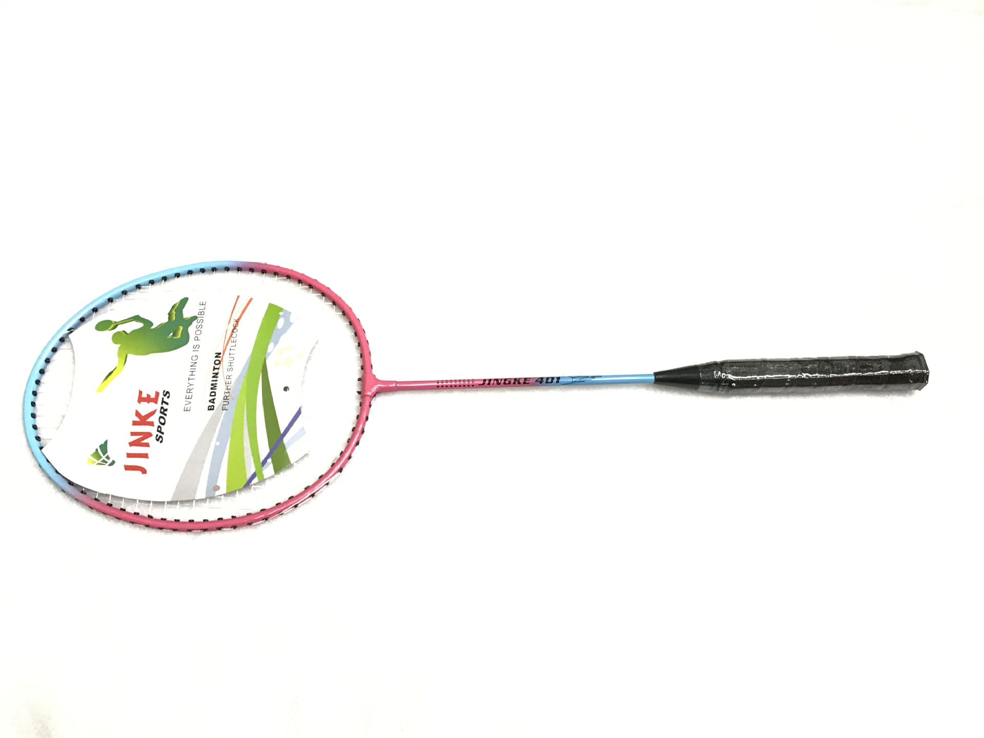 The manufacturer sells jinke-401 badminton rackets for the special purpose of super light alloy competition. The manufacturer sells jinke-401 badminton rackets for the special purpose of super light alloy competition.