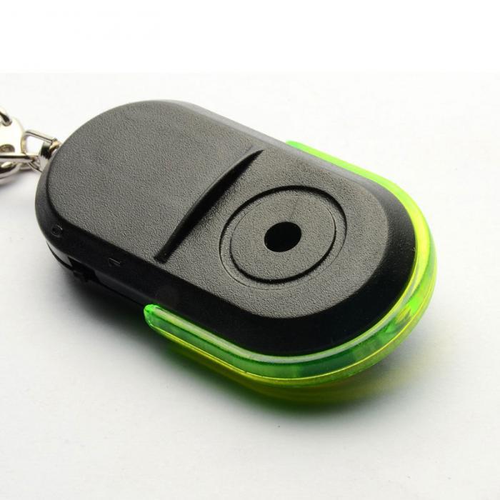 Keychain Seeker Led with Light Equipment of Finding Things Anti-Loss Alarm Device Whistle Sensor