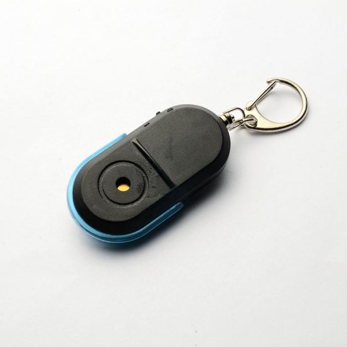 Keychain Seeker Led with Light Equipment of Finding Things Anti-Loss Alarm Device Whistle Sensor