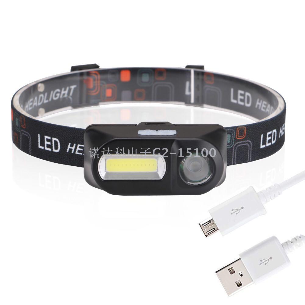 USB charging headlamp outdoor lighting fishing and hunting portable headlamp headlamp