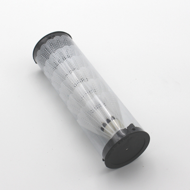 Six PVC transparent tube-mounted color plastic foam head badminton factory direct selling Six PVC transparent tube-mounted color plastic foam head badminton factory direct selling