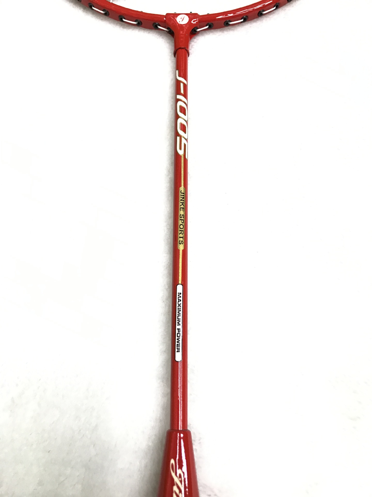 The factory direct selling JINKE-1005 badminton rackets 2 pieces to take super light alloy competition training special