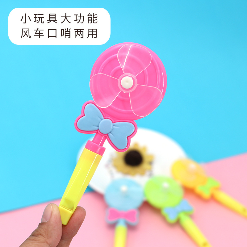 Lollipop Whistle Windmill Children&#039;s Toy Kindergarten Gift Small Toy Candy Color Nostalgic Toy Small Gift
