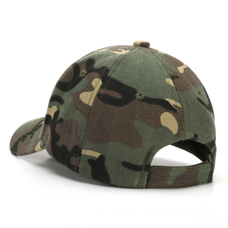 Parent-Child Military Training Children&#039;s Cotton Student Camouflage Hat Jungle Hunting Male Baseball Cap Custom Embroidered Printing Female Baseball Cap