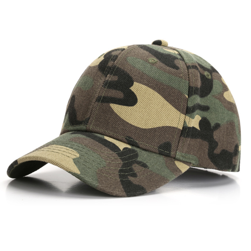 Parent-Child Military Training Children&#039;s Cotton Student Camouflage Hat Jungle Hunting Male Baseball Cap Custom Embroidered Printing Female Baseball Cap
