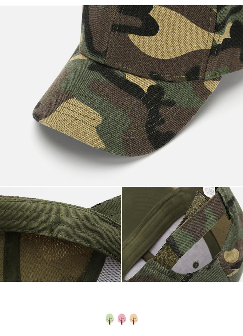 Parent-Child Military Training Children's Cotton Student Camouflage Hat Jungle Hunting Male Baseball Cap Custom Embroidered Printing Female Baseball Cap Parent-Child Military Training Children's Cotton Student Camouflage Hat Jungle Hunting Male Baseball Cap Custom Embroidered Printing Female Baseball Cap