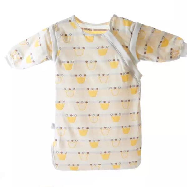 Baby sleeping bag anti kick bag six 6 layers of gauze 40 thickening