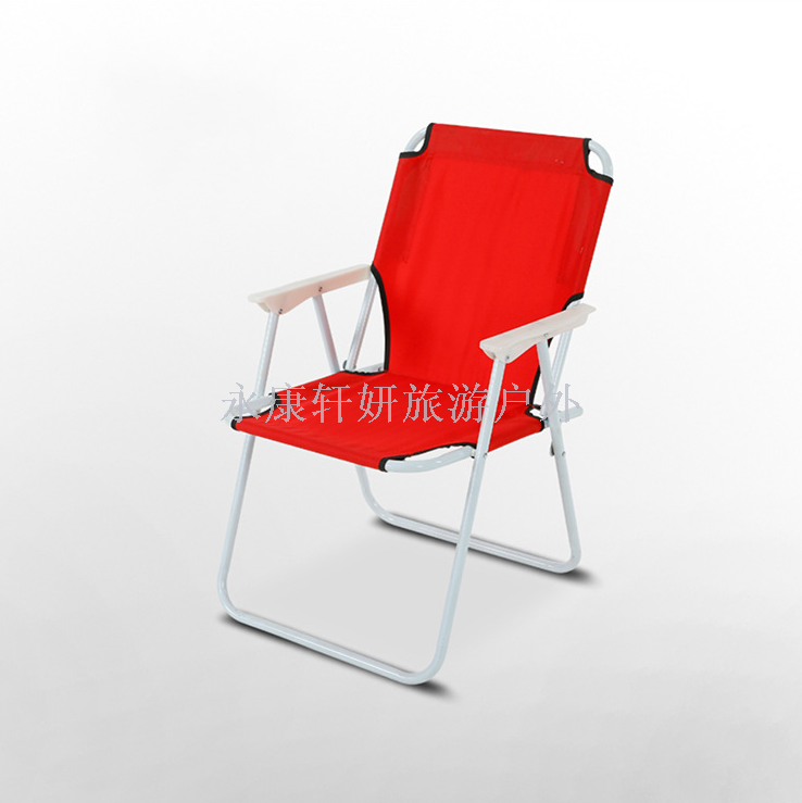 Outdoor folding chair iron cloth chair beach chair Brazilian chair low chair leisure chair can be customized