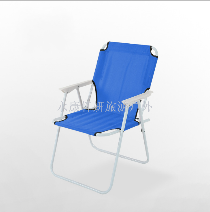 Outdoor folding chair iron cloth chair beach chair Brazilian chair low chair leisure chair can be customized