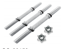 Double-Brand Thread Handle Full Electroplating Hand Bell Rod Dumbbell Rod