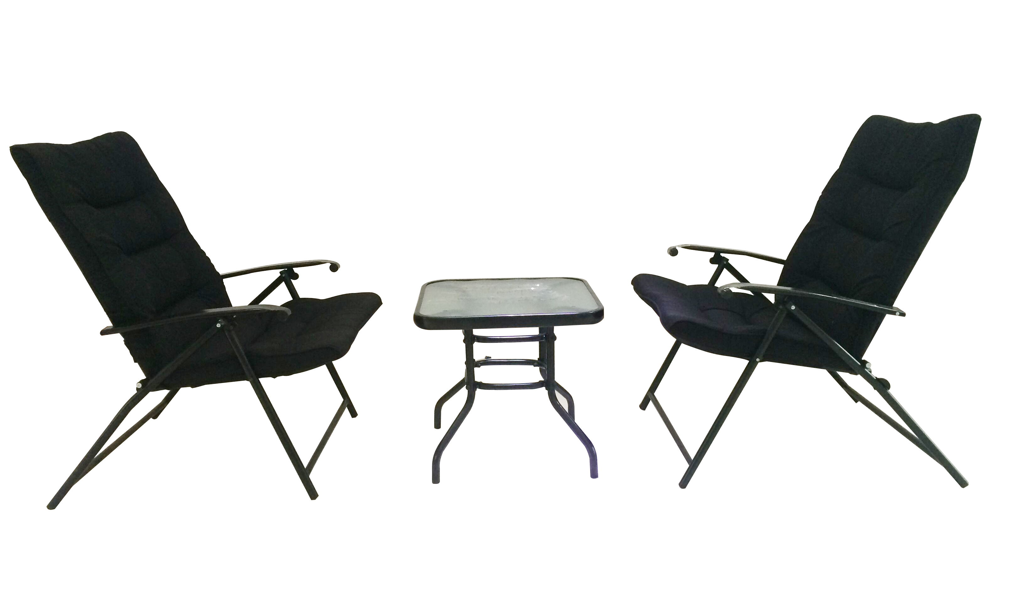 Folding Chair Three-Piece Five-Piece Soft Cushion