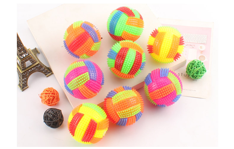 New Aberdeen Elastic ball massage ball football with whistle Endings Ball luminous booth Wholesale