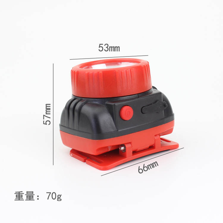 Tiger Hunting Plastic Rechargeable Headlight Led Warm Light Major Headlamp Built-in Lithium Battery Head-Mounted Flashlight Discount Wholesale