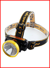 Tiger Hunting Plastic Rechargeable Headlight Led Warm Light Major Headlamp Built-in Lithium Battery Head-Mounted Flashlight Discount Wholesale