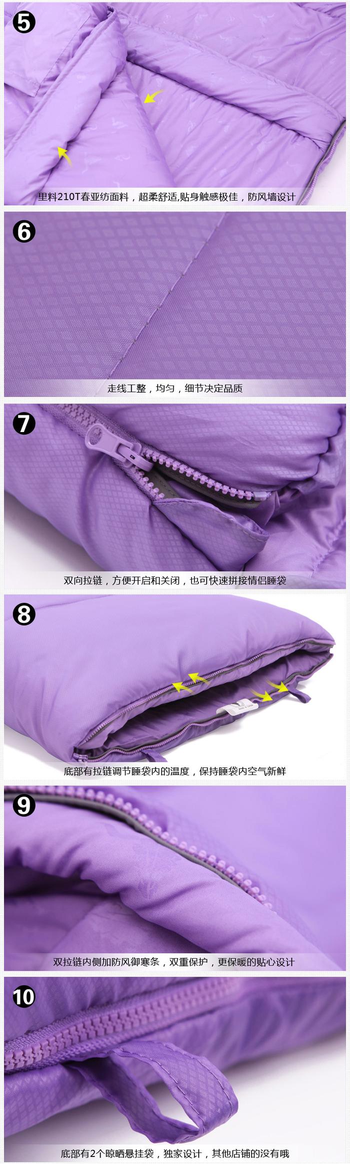 Spring and autumn envelope type sleeping bag fashion colorful couple sleeping bag Spring and autumn envelope type sleeping bag fashion colorful couple sleeping bag
