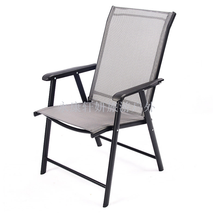 Teslin folding chair outdoor leisure folding chair balcony patio chair backrest chair beach chair lounge chair