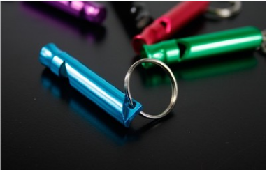 Outdoor survival whistle trumpet aluminum alloy whistle training whistle Outdoor supplies Outdoor survival whistle trumpet aluminum alloy whistle training whistle Outdoor supplies