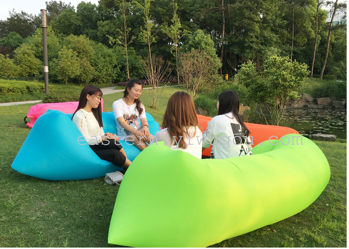 Lazy sofa inflatable sleeping bag