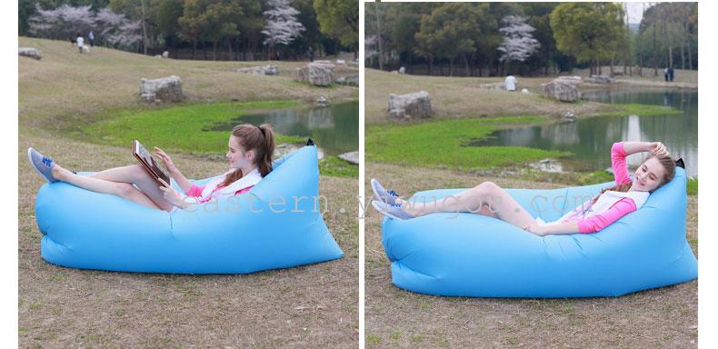 Lazy sofa inflatable sleeping bag