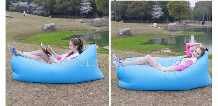 Lazy sofa inflatable sleeping bag