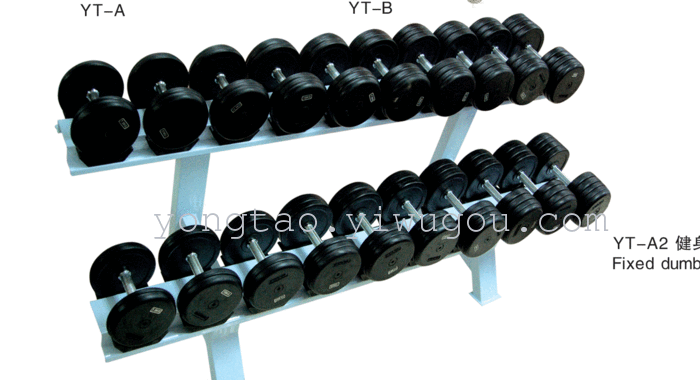 Fixed dumbbell gym bench set 10 rackmount gym set with 375 kg Fixed dumbbell gym bench set 10 rackmount gym set with 375 kg