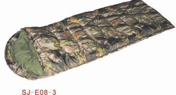 Unmoving, envelope sleeping bag camping outdoor products E08-3 leaves in autumn and winter warmth