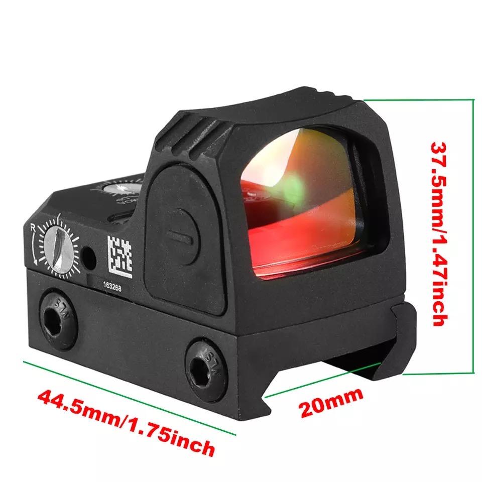NEW Tactical Mini RMR Red Dot Sight Reflex Sight Scope Fit 20 Mm Weaver Rail Voor Airsoft/ Hunting Rifle Fire NEW Tactical Mini RMR Red Dot Sight Reflex Sight Scope Fit 20 Mm Weaver Rail Voor Airsoft/ Hunting Rifle Fire