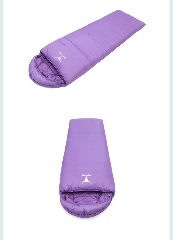 Autumn and winter sleeping bag can fight each other to fight the colorful sleeping bag outdoor camping sleeping bag Autumn and winter sleeping bag can fight each other to fight the colorful sleeping bag outdoor camping sleeping bag