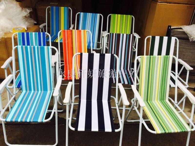 Outdoor polyester-cotton beach chair spring chair leisure chair folding chair camping chair leisure chair fishing chair