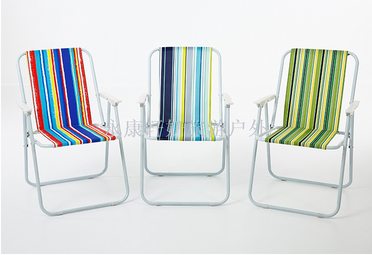 Outdoor polyester-cotton beach chair spring chair leisure chair folding chair camping chair leisure chair fishing chair