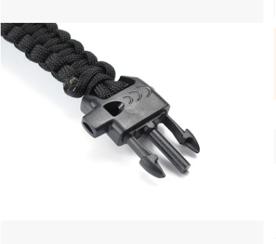 Seven core umbrella rope weaving survival whistle flint compass umbrella rope bracelet survival bracelet outdoor supplies